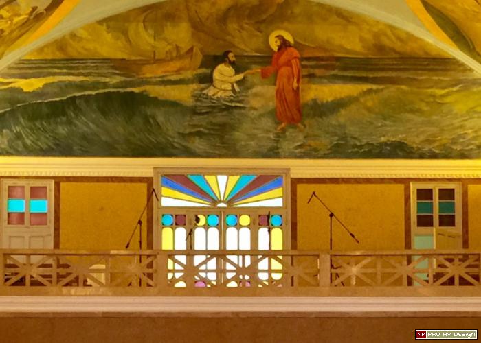 choir platform setup